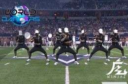 Kinjaz Perform During a Dallas Cowboys Halftime Show