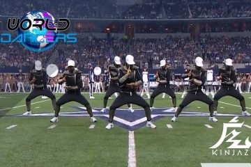 Kinjaz Perform During a Dallas Cowboys Halftime Show