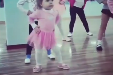 Little Girl Bustin' a Move