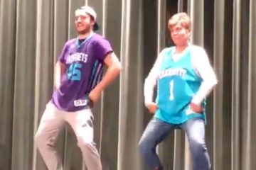 Mom and Son Drop Hip-Hop at Talent Show